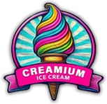 creamium ice cream logo