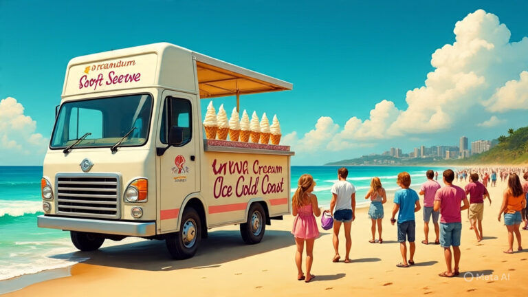 Soft Serve Ice Cream Truck in Main Beach – Creamium.au