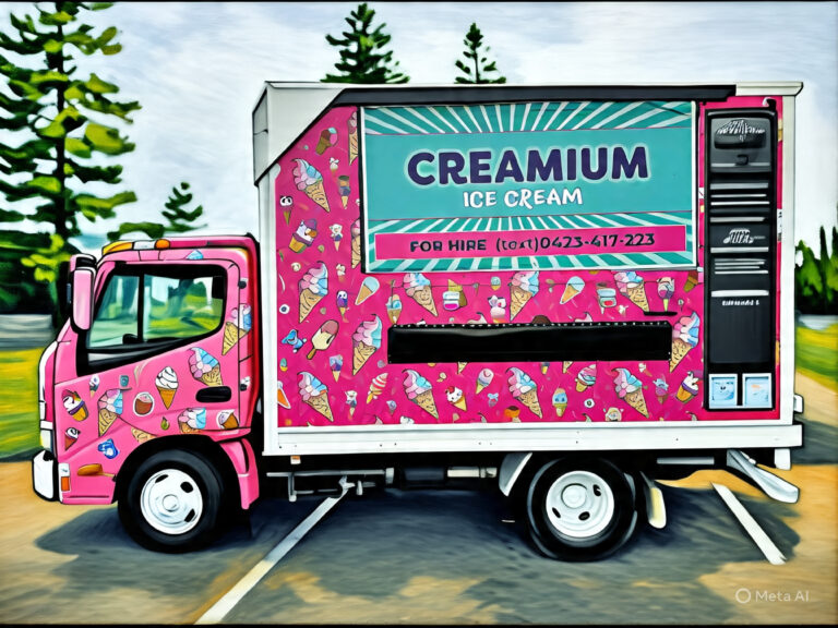 creamium ice cream truck gold coast and brisbane qld