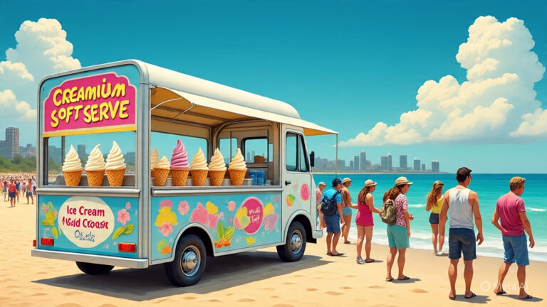 Weddings & Engagement Party Ice Cream Truck Hire – Creamium.au