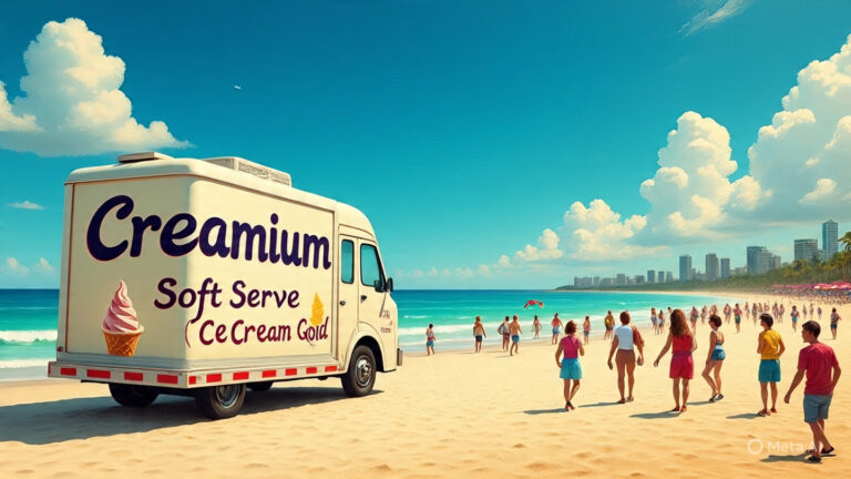 Contact & Book Creamium.au – Soft Serve Ice Cream Truck Hire